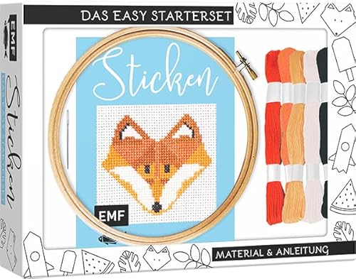 Stock image for Sticken - das Easy Starterset fr dekorative Kreuzstichmotive for sale by GreatBookPrices