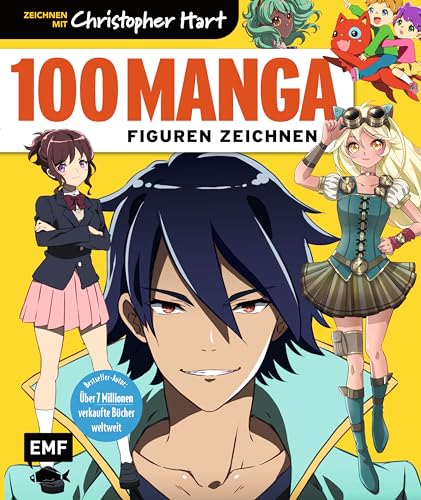 9783745918083: 100 Manga-Figuren zeichnen: Das ultimative Zeichenbuch fr die beliebtesten Charaktere - Bestseller Autor: ber 7 Millionen verkaufte Bcher weltweit