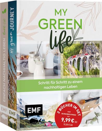 9783745922776: My green life: 2 Bcher im Bundle: Schritt fr Schritt zu einem nachhaltigen Leben mit Bucket-List und Reisetagebuch: Tipps und Tricks fr den Alltag und unterwegs