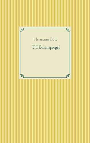 Till Eulenspiegel (German Edition) - Bote, Hermann