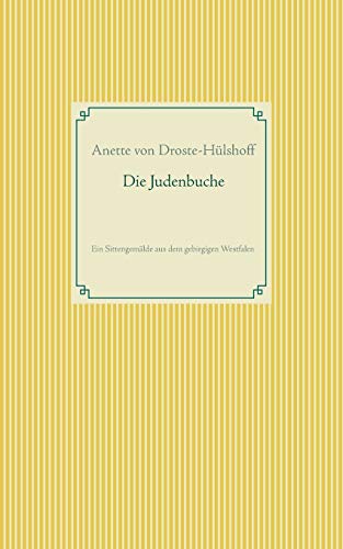 Stock image for Die Judenbuche (German Edition) for sale by Russell Books