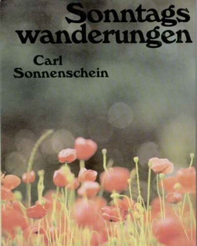 Imagen de archivo de Sonntagswanderungen a la venta por Versandantiquariat  Wenzel