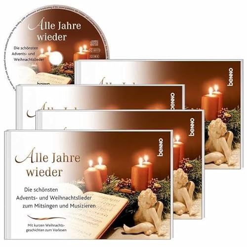 Alle Jahre wieder (4 Liedhefte): Die schönsten Advents- und Weihnachtslieder zum Mitsingen und Musizieren