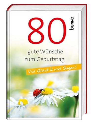 Beispielbild fr 80 gute Wnsche zum Geburtstag: Viel Glck & viel Segen! zum Verkauf von medimops