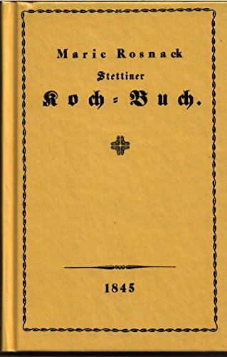 Imagen de archivo de Stettiner Koch- Buch a la venta por medimops