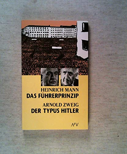 Imagen de archivo de Das Fhrerprinzip / Der Typus Hitler. Texte zur Kritik der NS- Diktatur. a la venta por Antiquariat Armebooks
