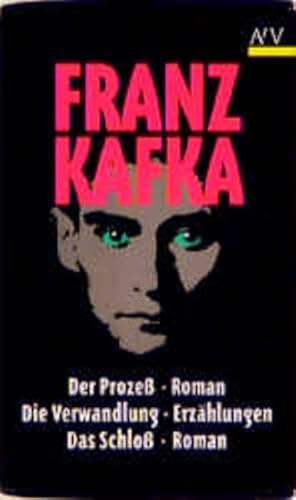 Romane, Erzählungen : Der Prozeß. Das Schloß. Die Verwandlung. 3 Bücher in Kassette. - Kafka, Franz