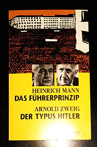 Stock image for Das Fhereprinzip & Der Typus Hitler. for sale by Henry Hollander, Bookseller