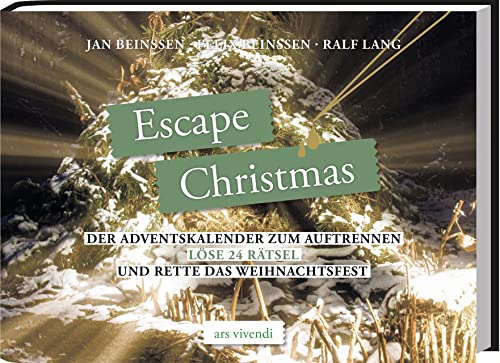 Beispielbild fr Escape Christmas: Der Adventskalender zum Auftrennen - Lse 24 Rtsel und rette das Weihnachtsfest zum Verkauf von medimops