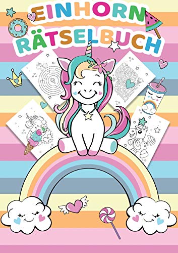 Beispielbild fr Einhorn Rtselblock und Rtselbuch fr Kinder - Einhorn Rtsel fr Kinder ab 5 Jahren - Logikrtsel, Einhorn Malbuch, Labyrinthe und vieles mehr - Rtselspiele geeignet fr Grundschule und als Vorschulbuch:Das besondere Einhornbuch zum Verkauf von Blackwell's