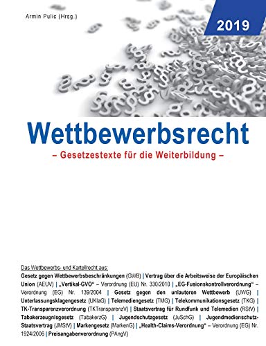 Stock image for Wettbewerbsrecht 2019 for sale by medimops