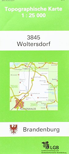 9783749033577: Woltersdorf 1 : 25 000: 3845