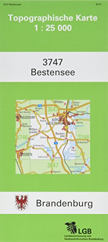 9783749033720: Bestensee 1 : 25 000: 3747