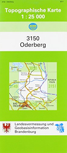 9783749034888: Oderberg 1 : 25 000