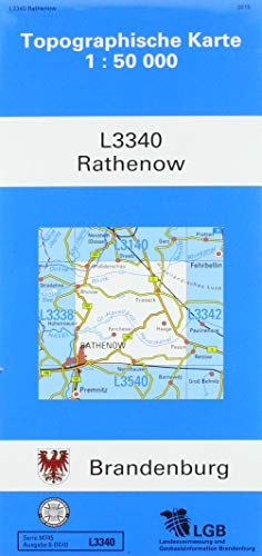 9783749038954: Rathenow 1 : 50 000: Brandenburg / Topographische Karte 1 : 50 000