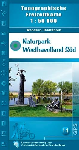 Beispielbild fr Naturpark Westhavelland Sd 1 : 50 000 zum Verkauf von medimops