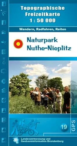 Beispielbild fr Naturpark Nuthe-Nieplitz: Topographische Freizeitkarte 1:50000 zum Verkauf von medimops