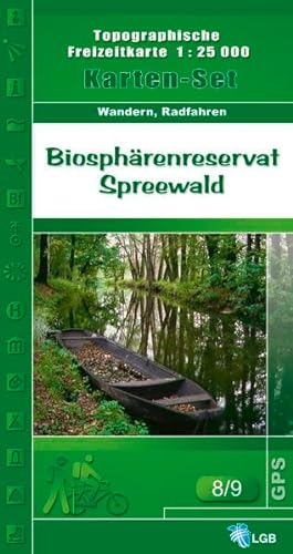 9783749041503: Biosphrenreservat Spreewald 1 : 25 000 Karten-Set: Oberspreewald / Unterspreewald. 2 Wander- und Radfahrkarten
