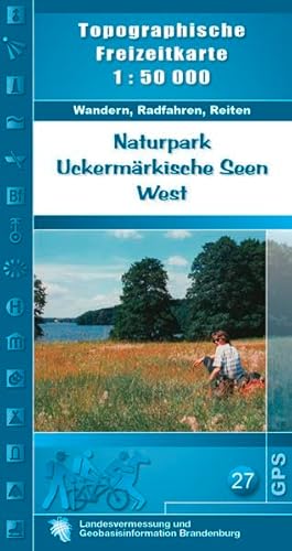 Beispielbild fr Naturpark Uckermrkische Seen West 1:50000 zum Verkauf von medimops