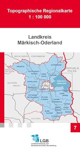Landkreis Märkisch-Oderland 1 : 100 000