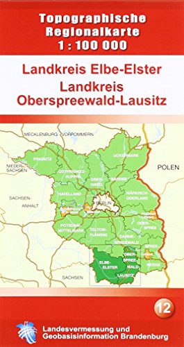 Landkreis Elbe-Elster / Landkreis Oberspreewald-Lausitz 1 : 100 000