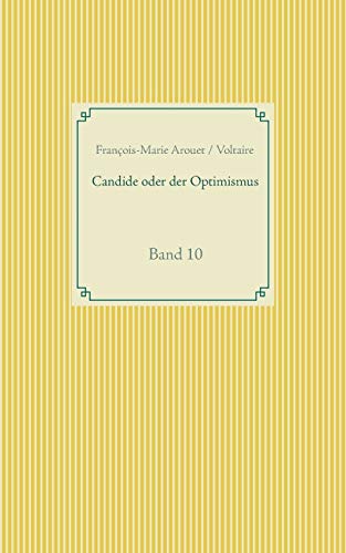 Imagen de archivo de Candide oder der Optimismus: Band 10 (German Edition) a la venta por Lucky's Textbooks