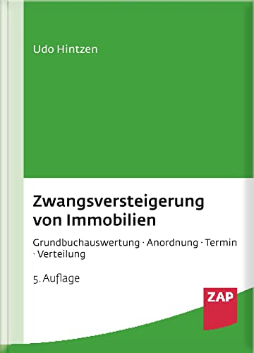 Stock image for Zwangsversteigerung von Immobilien for sale by GreatBookPrices