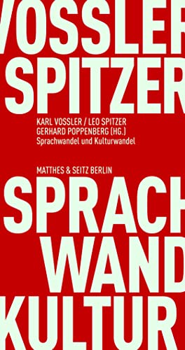 Stock image for Sprachwandel und Kulturwandel for sale by GreatBookPrices