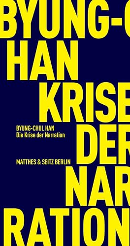 Stock image for Die Krise der Narration for sale by GreatBookPrices