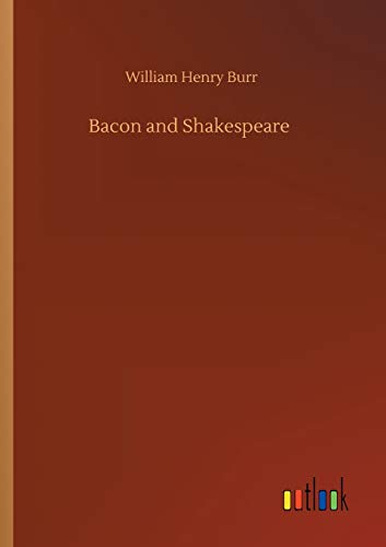 Stock image for Bacon and Shakespeare for sale by Ria Christie Collections