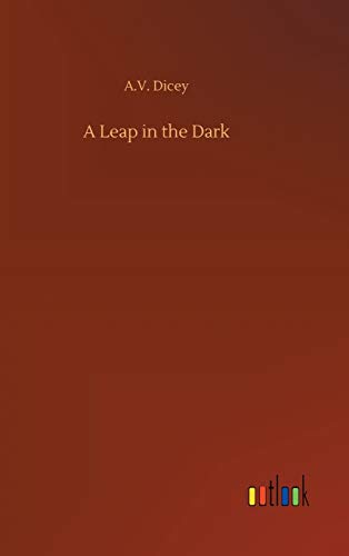 Beispielbild fr A Leap in the Dark zum Verkauf von Buchpark