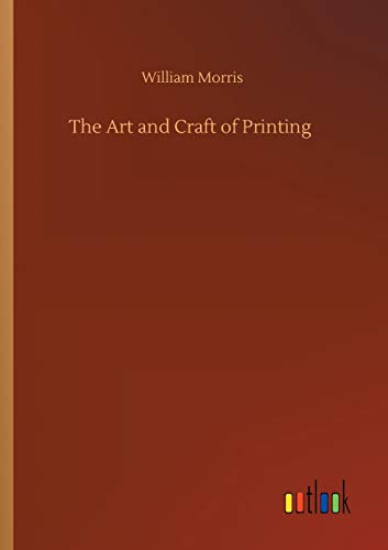 Stock image for The Art and Craft of Printing for sale by Chiron Media