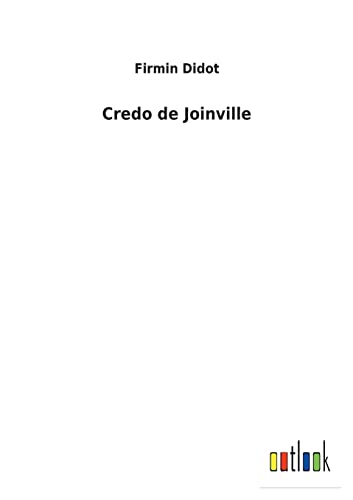 Beispielbild fr Credo de Joinville zum Verkauf von Buchpark