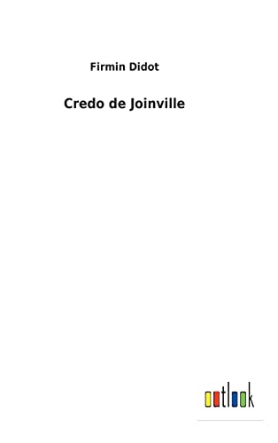 Beispielbild fr Credo de Joinville zum Verkauf von Blackwell's