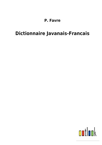 9783752474480: Dictionnaire Javanais-Francais