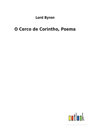 Beispielbild fr O Cerco de Corintho, Poema zum Verkauf von Chiron Media