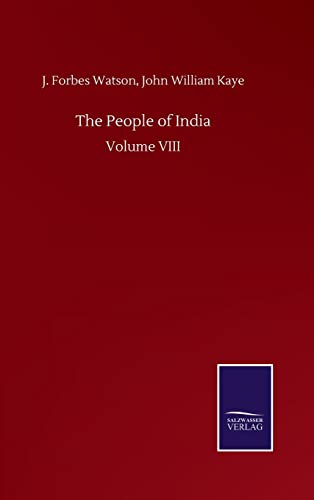 Beispielbild fr The People of India: Volume VIII zum Verkauf von Lucky's Textbooks