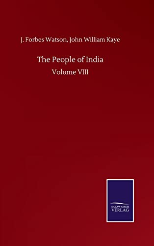 Stock image for The People of India: Volume VIII for sale by Lucky's Textbooks