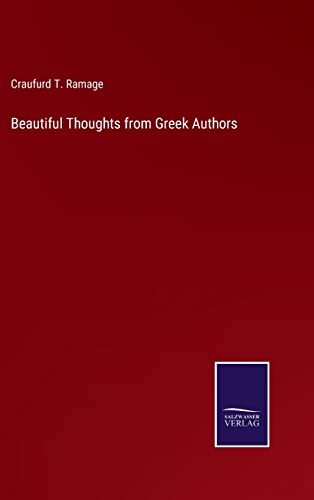 Beispielbild fr Beautiful Thoughts from Greek Authors zum Verkauf von Buchpark