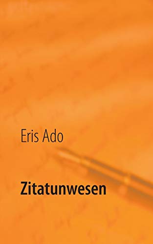 Stock image for Zitatunwesen (German Edition) for sale by Lucky's Textbooks