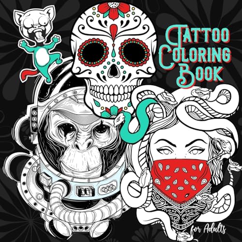 Stock image for Tattoo Coloring Book for Adults: Tattoos Coloring Book for Adults | Old School Tattoo Coloring Book for Adults (2) (Houses Coloring Books) [Soft Cover ] for sale by booksXpress