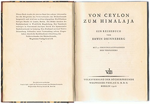 9783754008584: Von Ceylon zum Himalaja