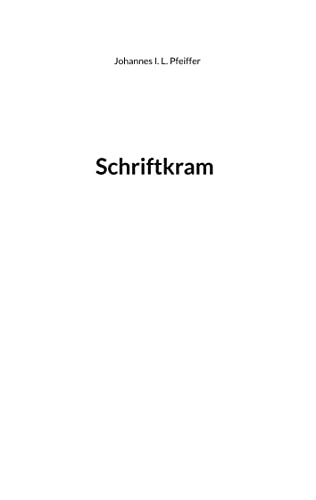 9783754398548: Schriftkram