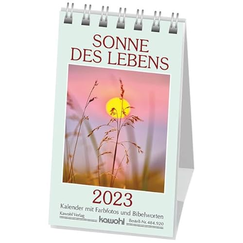 Beispielbild fr Sonne des Lebens 2023: Mini-Kalender mit Bibelworten und Farbfotos zum Verkauf von medimops