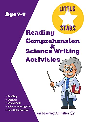 Imagen de archivo de Reading Comprehension & Science Writing Activities Age 7-9: Awesome Skill Builders Reading Comprehension and Interesting Facts Science Activities 3rd Grade, 56pgs for After-School, Self Study & Homes a la venta por Ria Christie Collections