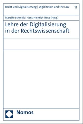 Stock image for Lehre der Digitalisierung in der Rechtswissenschaft for sale by GreatBookPrices