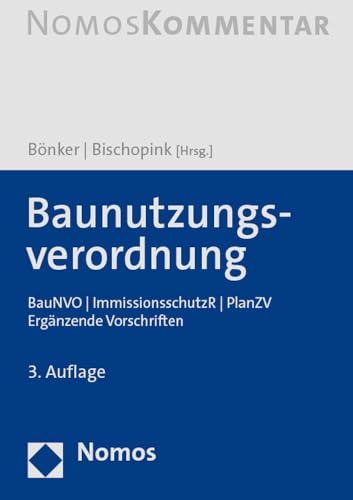 Stock image for Baunutzungsverordnung : Baunvo U Immissionsschutzr U Planzv U Erganzende Vorschriften -Language: German for sale by GreatBookPrices