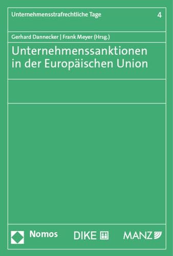 Stock image for Unternehmenssanktionen in der Europischen Union for sale by GreatBookPrices