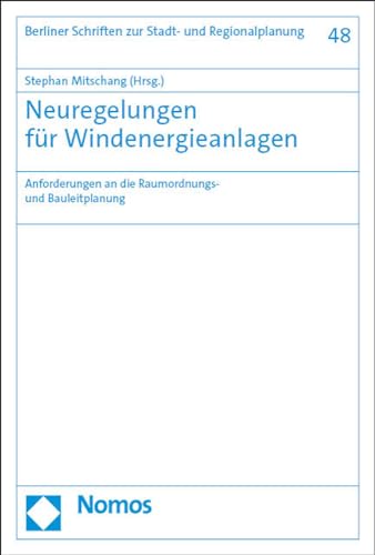 Stock image for Neuregelungen fr Windenergieanlagen for sale by GreatBookPrices