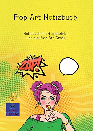 Stock image for Pop Art Notizbuch: Notizbuch mit 4 mm Linien und viel Pop Art Grafik (German Edition) for sale by Lucky's Textbooks